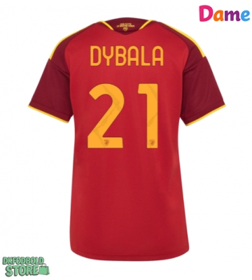 AS Roma Paulo Dybala #21 Replika Hjemmebanetrøje Dame 2026-27 Kortærmet